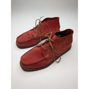 Danner Mens Chukka Red Bossa Nova Red Leather Boots Size 11.5